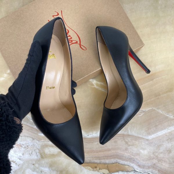 christian louboutin ayakkabi topuklu 12 cm siyah classic