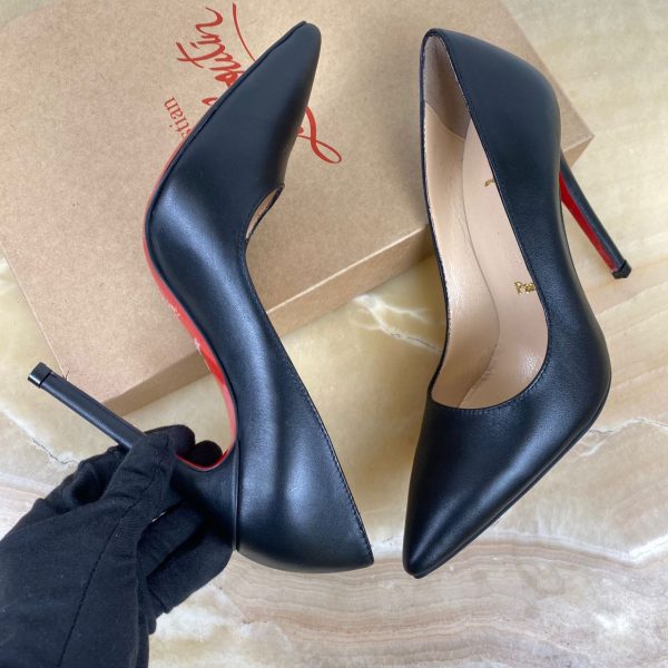 christian louboutin ayakkabi topuklu 12 cm siyah classic