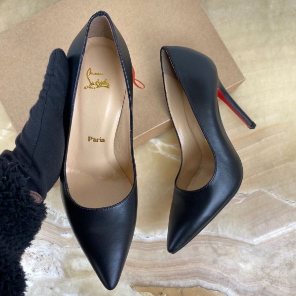 christian louboutin ayakkabi topuklu 12 cm siyah classic