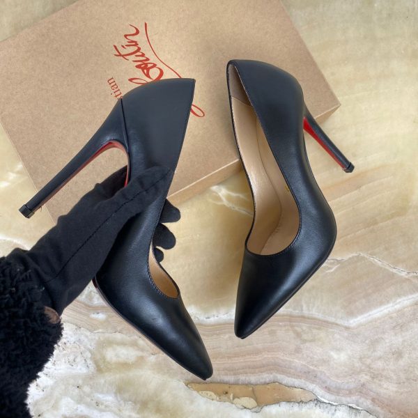 christian louboutin ayakkabi topuklu 12 cm siyah classic