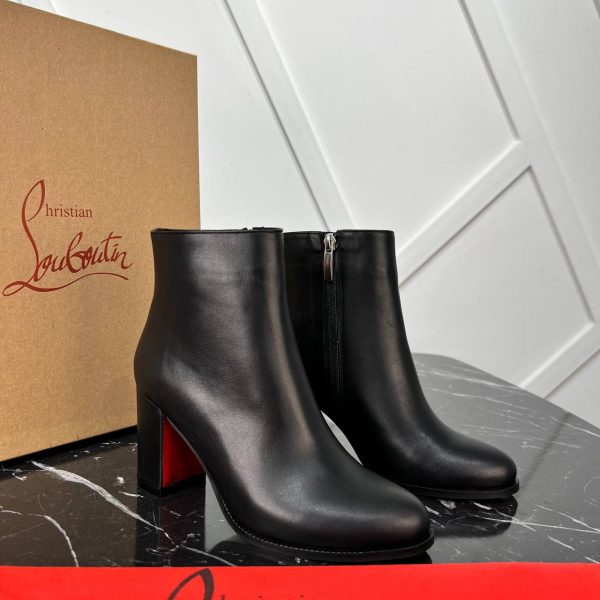 christian louboutin bot siyah classic