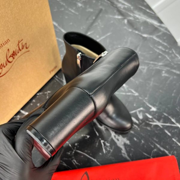christian louboutin bot siyah classic