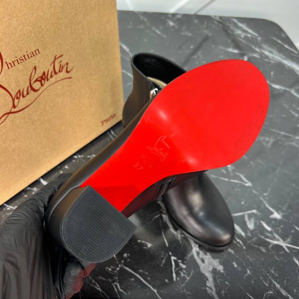 christian louboutin bot siyah classic