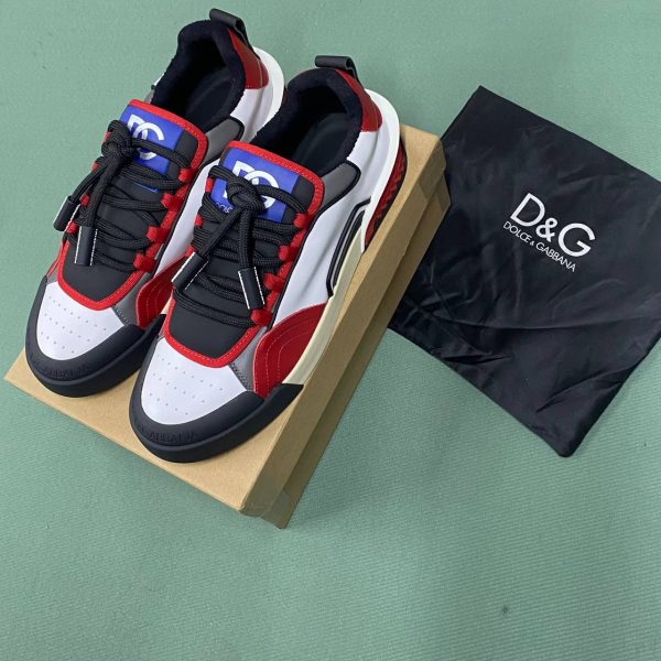 dolce gabbana ayakkabi sneakers erkek  gri siyah kirmizi yeni sezon