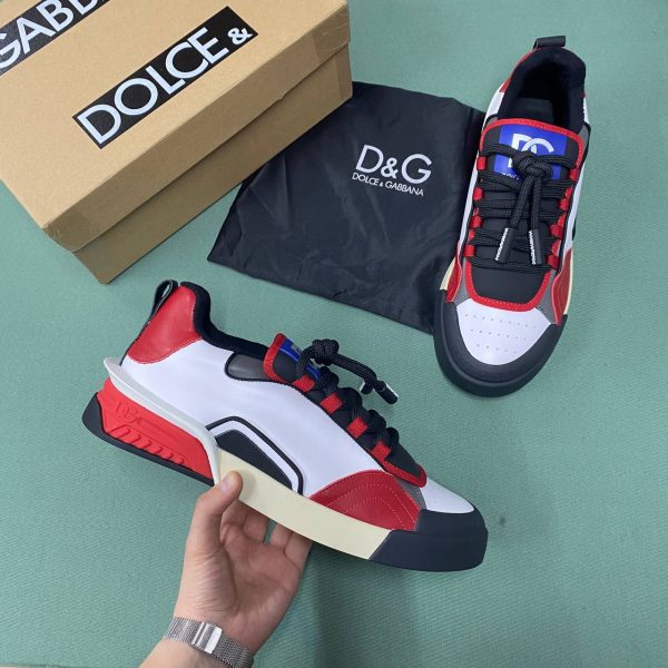dolce gabbana ayakkabi sneakers erkek  gri siyah kirmizi yeni sezon