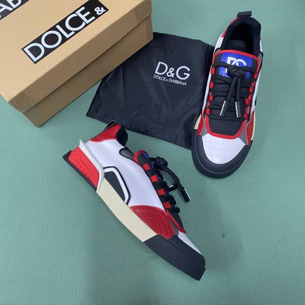 dolce gabbana ayakkabi sneakers erkek  gri siyah kirmizi yeni sezon