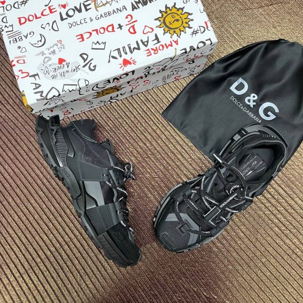 dolce gabbana ayakkabi siyah sneaker kalin taban yeni sezon