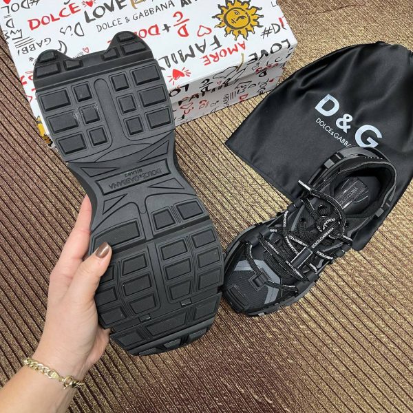 dolce gabbana ayakkabi siyah sneaker kalin taban yeni sezon