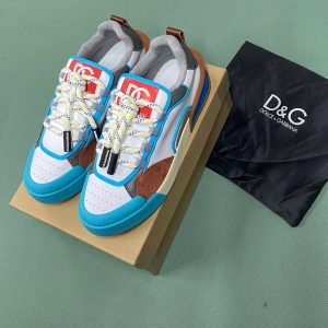 dolce gabbana ayakkabi sneaker erkek beyaz mavi yeni sezon