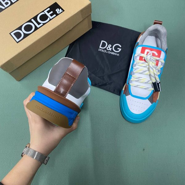 dolce gabbana ayakkabi sneaker erkek beyaz mavi yeni sezon