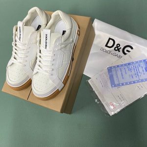 dolce gabbana ayakkabi sneaker erkek beyaz taba  yeni sezon