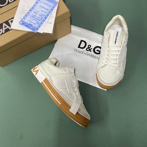 dolce gabbana ayakkabi sneaker erkek beyaz taba  yeni sezon