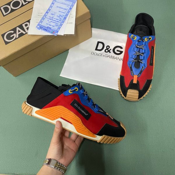 dolce gabbana ayakkabi sneaker erkek kirmizi siyah mavi yeni sezon