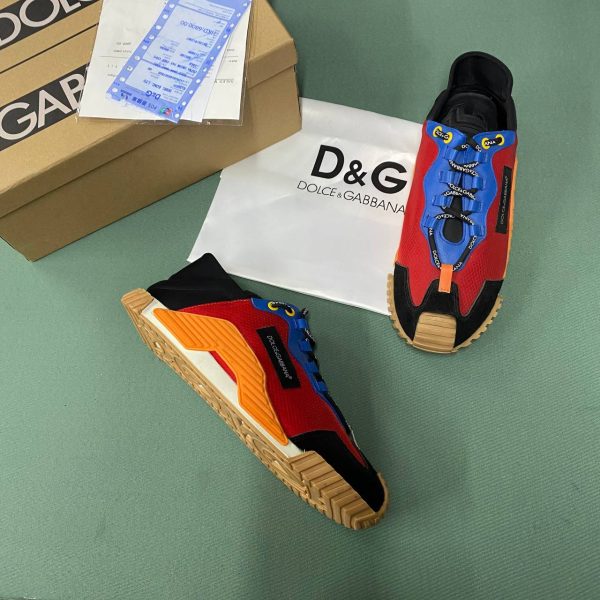 dolce gabbana ayakkabi sneaker erkek kirmizi siyah mavi yeni sezon