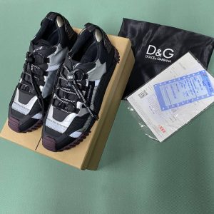 dolce gabbana ayakkabi sneaker erkek siyah gri yeni sezon