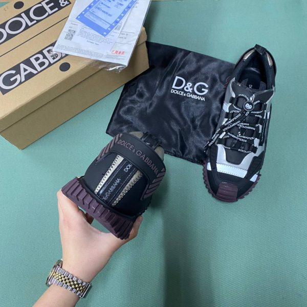 dolce gabbana ayakkabi sneaker erkek siyah gri yeni sezon