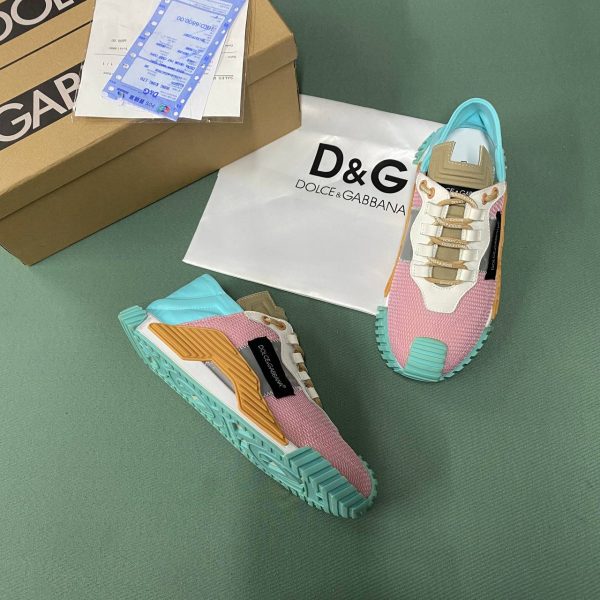 dolce gabbana ayakkabi sneaker kadin pembe mavi yeni sezon