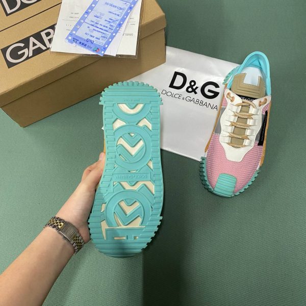 dolce gabbana ayakkabi sneaker kadin pembe mavi yeni sezon