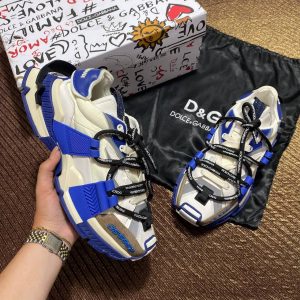dolce gabbana ayakkabi sneaker mavi beyaz kalin taban yeni sezon