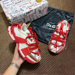 dolce gabbana ayakkabi sneaker siyah beyaz kalin taban