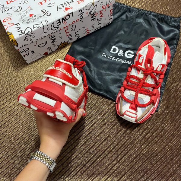 dolce gabbana ayakkabi sneaker siyah beyaz kalin taban