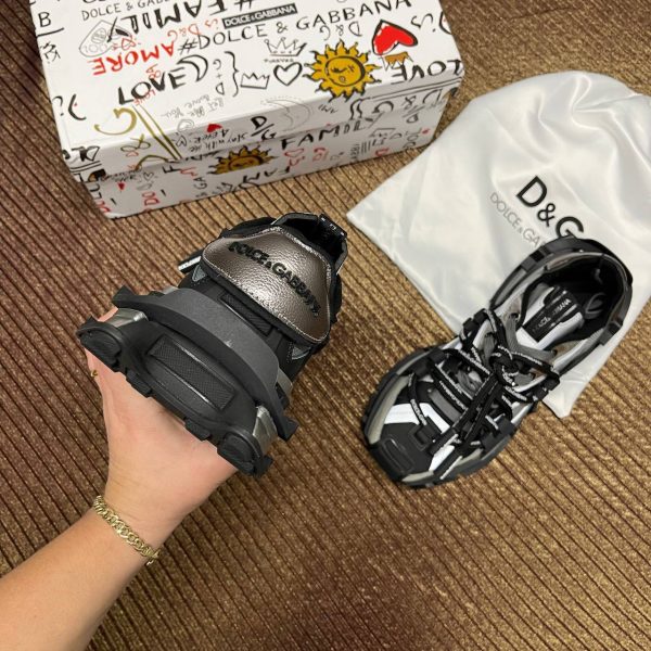 dolce gabbana ayakkabi sneaker siyah gri kalin taban yeni sezon