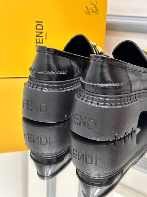 fendi ayakkabi loafer siyah