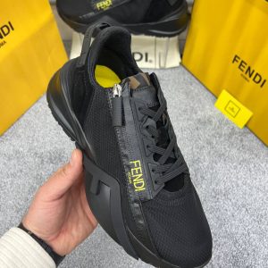 fendi ayakkabi sneakers erkek siyah yeni sezon