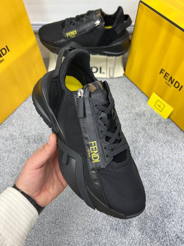 fendi ayakkabi sneakers erkek siyah yeni sezon