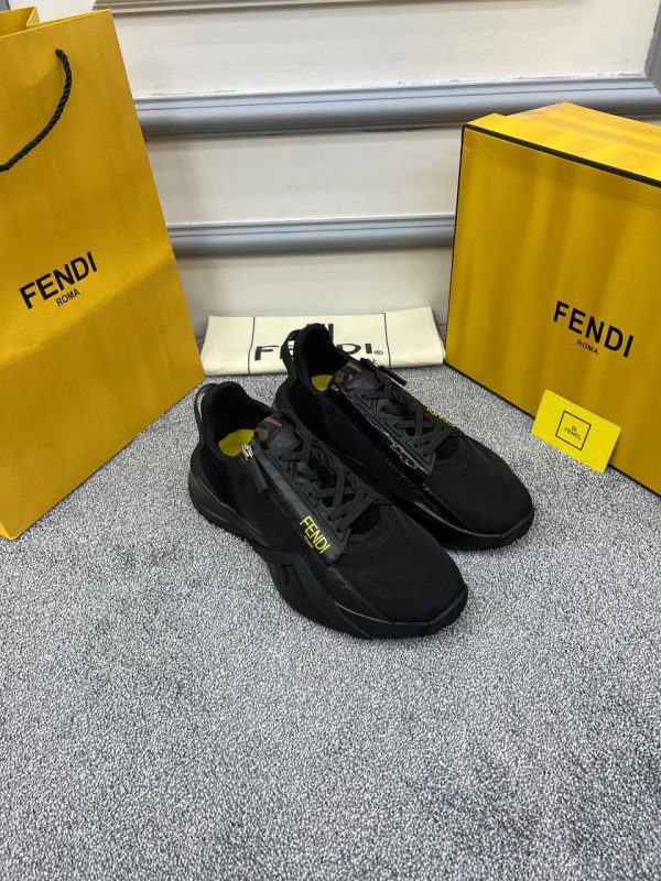 fendi ayakkabi sneakers erkek siyah yeni sezon