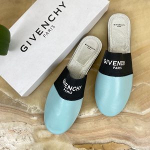 givenchy terlik mavi hakiki deri