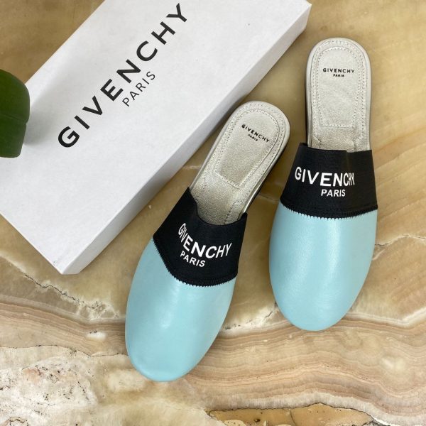 givenchy terlik mavi hakiki deri