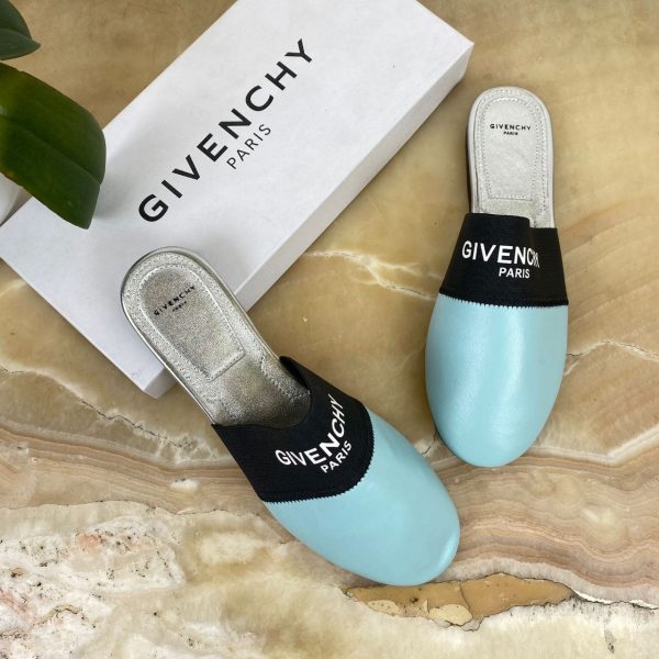 givenchy terlik mavi hakiki deri
