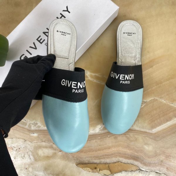 givenchy terlik mavi hakiki deri