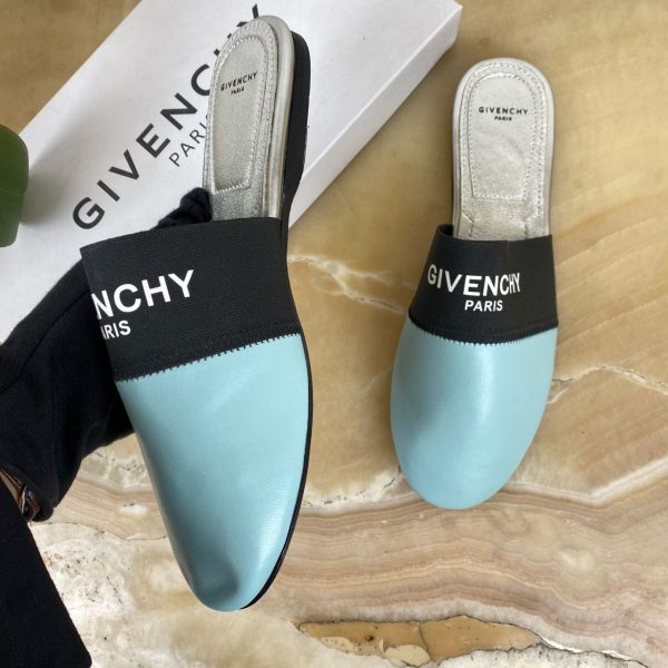 givenchy terlik mavi hakiki deri