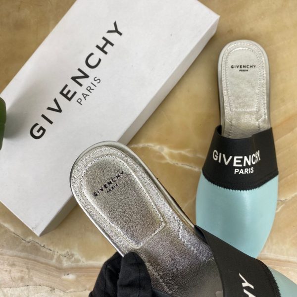 givenchy terlik mavi hakiki deri