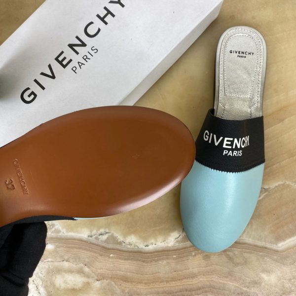 givenchy terlik mavi hakiki deri