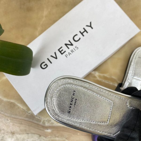 givenchy terlik mor hakiki deri