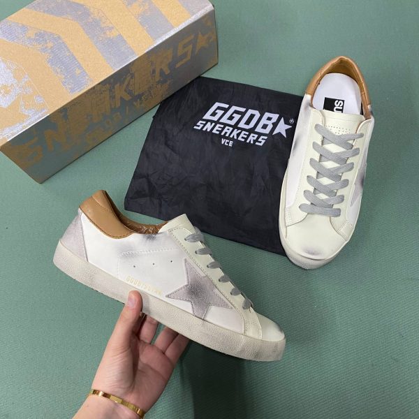 golden goose ayakkabi sneakers  erkek beyaz taba