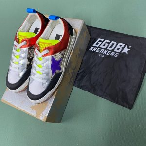 golden goose ayakkabi sneakers ayakkabi kadin cok renkli kirmizi siyah yesil mor