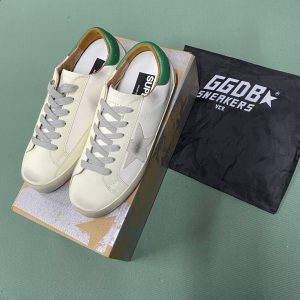 golden goose ayakkabi sneakers kadin beyaz yesil