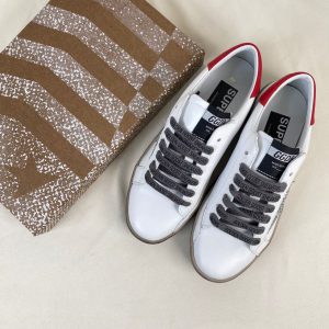 golden goose ayakkabi super star beyaz kirmizi