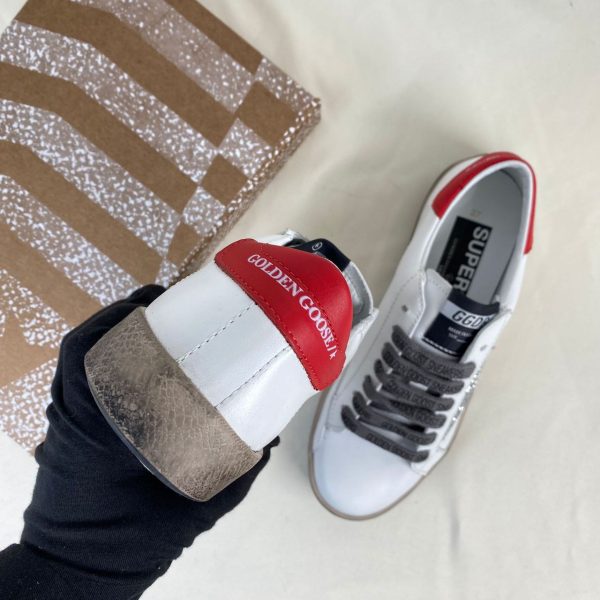 golden goose ayakkabi super star beyaz kirmizi