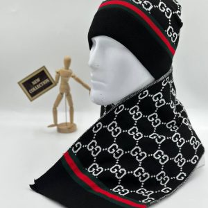 gucci atki bere takimi erkek siyah