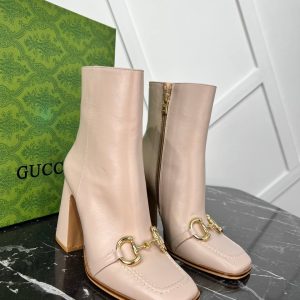 gucci ayakkabi bot nude horsebit