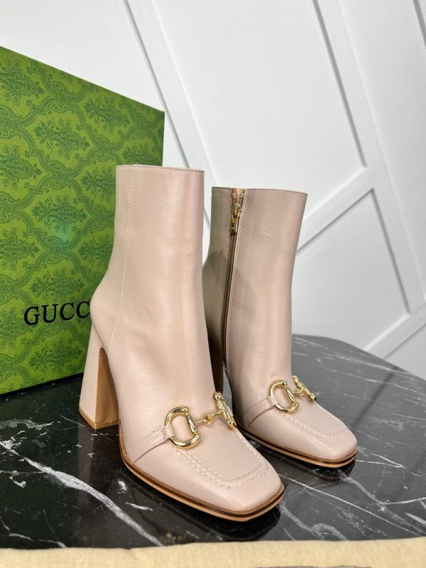 gucci ayakkabi bot nude horsebit