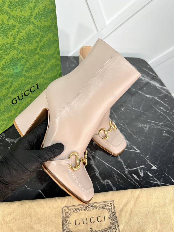 gucci ayakkabi bot nude horsebit