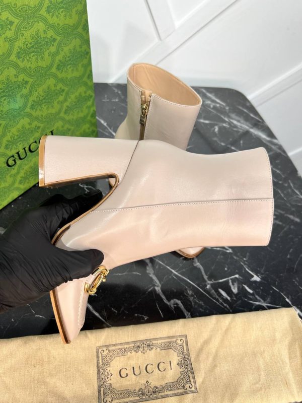 gucci ayakkabi bot nude horsebit