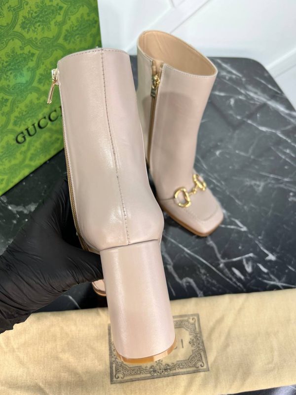 gucci ayakkabi bot nude horsebit