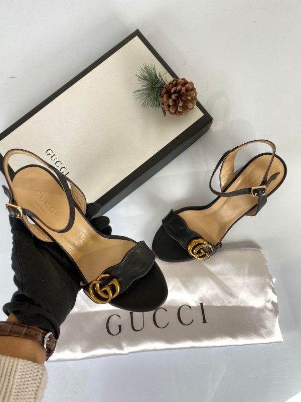 gucci ayakkabi horsebit mid heel 5 cm
